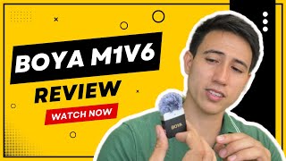 BOYA M1V6 Wireless Microphone Honest Review  BEST Wireless Vlogging Mic [upl. by Moffat]