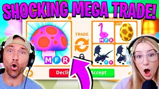 We Traded The NEW MEGA MUSHROOM FRIEND in Adopt Me [upl. by Yliram302]