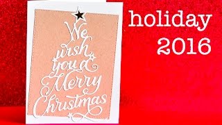 2016 Holiday Collection  Memory Box and Poppystamps [upl. by Ayokahs]