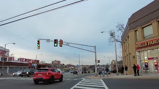 Walking on Springfield Avenue in Irvington New Jersey USA  Maplewood border to Civic Square [upl. by Lamonica908]