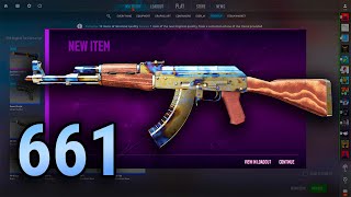 661 AK47 CASE HARDENED TRADEUP CS2 [upl. by Rives]