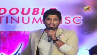 Allu Arjun imitating Brahmanandam dance  Julayi Double Platinum Disc Function [upl. by Jude]