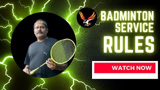 Badminton Service Rules in Tamilphoenix Empirebadmintontechnique [upl. by Eekram585]