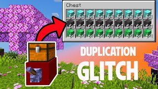 Minecraft 121 EASY Duplication Glitch ANY Item [upl. by Jaworski]