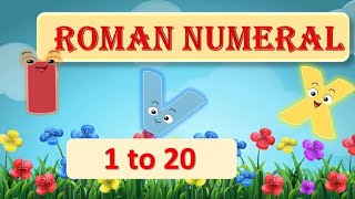 Roman Numerals for Kids  From I to 10Fun and Easy Roman Numbers for Kids [upl. by Redmond]