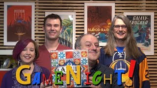 Azul  GameNight Se5 Ep21 2018 Spiel des Jahres Winner  How to Play and Playthrough [upl. by Noyr]