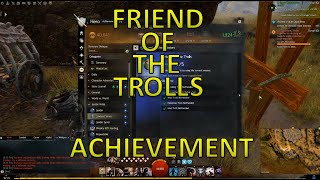 GW2  Friend Of The Trolls Achievement [upl. by Oiramed]