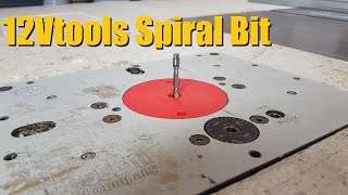 Router Spiral Bit Demo 12VTools  AnthonyJ350 [upl. by Ashwell]