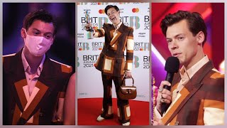 Harry Styles At The BRIT Awards 2021 [upl. by Htennek270]