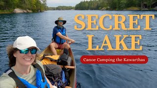 Secret Lake Canoe Camping the Kawarthas [upl. by Euqinna]