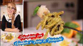 Spaghetti gamberi e pesto di pistacchi [upl. by Pul427]