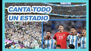 IMPRESIONANTE Himno de Argentina  Partido Argentina vs Holanda Qatar 2022 [upl. by Noivart380]