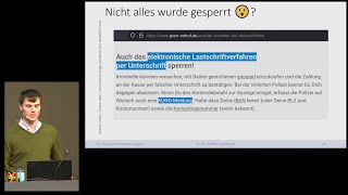 37C3  Oh no KUNO  Gesperrte Girocards entsperren [upl. by Xuaegram]