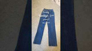 Jeans sewing tutorial sewing fashion [upl. by Aihsena]