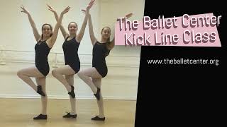 The Ballet Center Kick Line Class [upl. by Hannie]