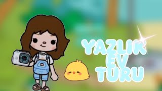 YAZLIK EV TURU🏡TOCA LİFE TÜRKÇE TOCA LİFE LUCY [upl. by Koppel]