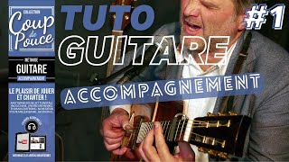 APPRENDRE LA GUITARE ACCOMPAGNEMENT 1  arpèges simples [upl. by Fineberg]