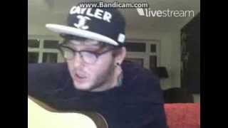 James Arthur  Stronger Than Ever Raleigh Ritchie Cover  Twitcam 15082014 [upl. by Shannah]