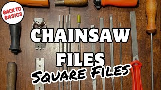 Chainsaw Files Part 2 Square Files  Back to Basics Series [upl. by Eiuqram633]