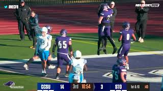 Stonehill Football Highlights vs Central Connecticut November 9 2024 [upl. by Housen]