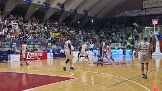 Basket Playoff Libertas batte Faenza 83 a 68 nella prima gara della serie [upl. by Denice]