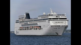 Msc Sinfonia passaggio davanti a Fusina Venezia [upl. by Googins]