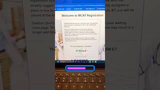 FORGOT to Register for MCAT Exam 😱 premed mcatprep [upl. by Cerelly]