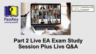 Part 2 Live EA Exam Study Session Gift Tax Trusts Plus Live QampA 122023 [upl. by Hillary822]