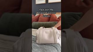 Pack w Me ft My Amazon Favorites for Travel whatsinmybag packwithme amazonfinds amazondeals [upl. by Nosreip325]