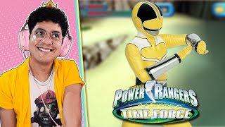 É hora da FORÇA DO TEMPO 💛  POWER RANGERS TIME FORCE [upl. by Annauqahs]