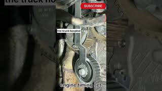 engine timing belt set engine timing setting ytshorts shorts youtubeshorts mechanic engine [upl. by Hawker]