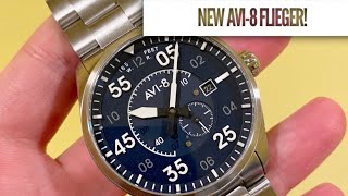 AVI8 SPITFIRE TYPE 300 Automatic Flieger Watch Review  AV407311 [upl. by Amrac]