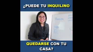 CUIDADO Tu inquilino puede quedarse con tu casa [upl. by Thetos]