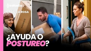 Crónica Rosa ¿Ayuda o postureo Crítica a los famosos que han ido a Valencia [upl. by Onig]