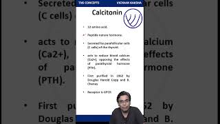 Calcitonin Hormone  Thyroid Gland I animalphysiology csirnetlifesciences csirnet [upl. by Picker172]