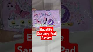 Equalife Sanitary Pad Review  Xlplus Sanitary Pads short shorts [upl. by Schwenk820]