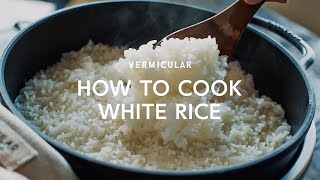 Vermicular  Musui–Kamado  How to Cook White Rice [upl. by Nowaj]