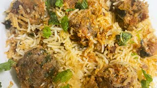 kofta biryani recipeHyderabadi Kofta Dumki Biryani secret Tipskofta biryani hyderabadwalabriyani [upl. by Anayad441]