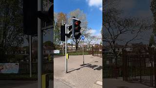 Romford Main Road A118 Plessey Automation Mellor Traffic Lights Toucan Crossing [upl. by Eimrej]