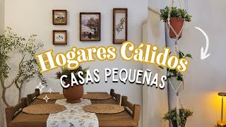 Casa Pequeña Estilo COTTAGE  Sala Comedor Cálido y Acogedor TEMU  Limpieza de Sala Fácil y Rápido [upl. by Yrtsed]