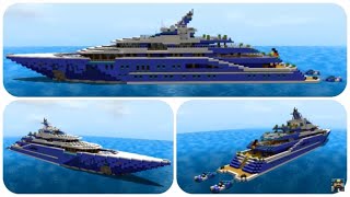 Minecraft How to Build a Yacht in Minecraft Part 2 Solandge  Minecraft Yacht Tutorial [upl. by Borras362]