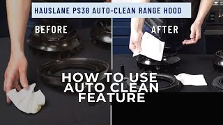 Clean a Greasy Range Hood  How to Use the Auto Steam Cleaning Feature on your UCPS38 Range Hood [upl. by Dill]