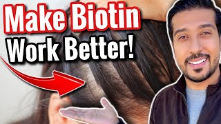 Biotin for Receding Hairline  Watch This BEFORE Taking Biotin for Hair Skin and Nails [upl. by Eedoj]