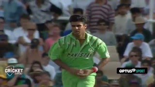 Mix Tape Waqar Younis sending stumps flying [upl. by Klayman]