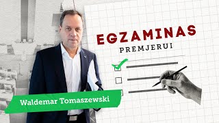 „Egzaminas premjerui“ WTomaszewskis – apie bendrą darbą su EVaitkumi ir „naują Berlyno sieną“ [upl. by Asilet446]