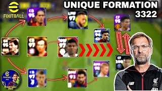 How To Get Unique Formation 3322 In efootball 2022 mobile  pes 2022 mobile [upl. by Benedix]