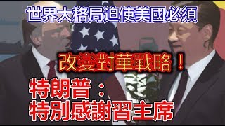 世界大格局迫使美國必須改變對華戰略！特朗普：特別感謝習主席 [upl. by Mel]