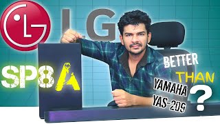 LG SP8A Dolby Atmos 440W detailed review vs Yamaha yas 209  ⚡best Soundbar under 30000 [upl. by Suhcnip928]