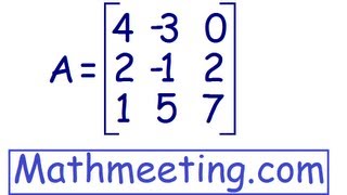 Determinant of 3x3 matrix [upl. by Borries]