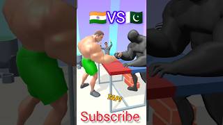 Muscle panja game  India 🇮🇳 VS Pakistan 🇵🇰  India Winner 🏆 gaming muscle panja shorts [upl. by Emelen877]